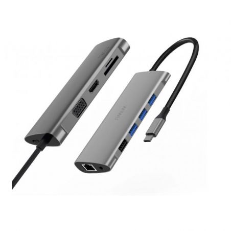 USB-C Hub MacBook / MacBook Pro / Air (Alpha 11 in 1)  MacBook 12" Retina-accessoires Begin 2015 (A1534 - EMC 2746) - 5