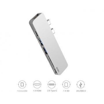 Achat Hub USB-C MacBook / Pro / Air (T8 7 en 1) SO-77252