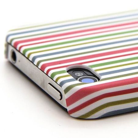 Cath Kidston iPhone 4 4S mehrfarbige Linie Shell  Abdeckungen et Rümpfe iPhone 4 - 4