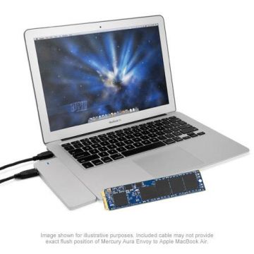 240 GB OWC Aura Pro SSD + Envoy Kit - MacBook Air 2010/11 OWC Onderdelen voor MacBook Air 13" eind 2010 (A1369 - EMC 2392) - 4