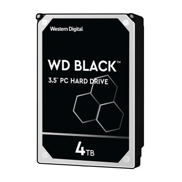 Internal 3.5" Western Digital BLACK 4TB hard disk drive