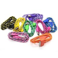 Braided USB Cable for iPhone iPad and iPod  Chargers - Powerbanks - Cables iPhone 4 - 1