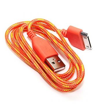 Braided USB Cable for iPhone iPad and iPod  Chargers - Powerbanks - Cables iPhone 4 - 5
