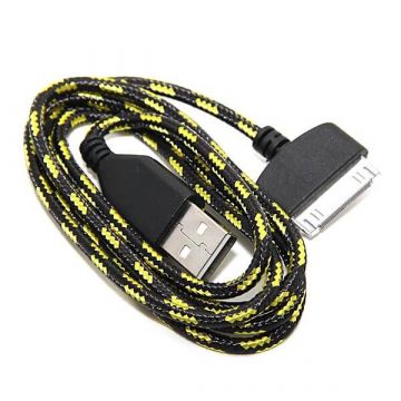 Geflochtenes USB-Kabel für iPhone iPad und iPod  Ladegeräte - Batterien externe - Kabel iPhone 4 - 8