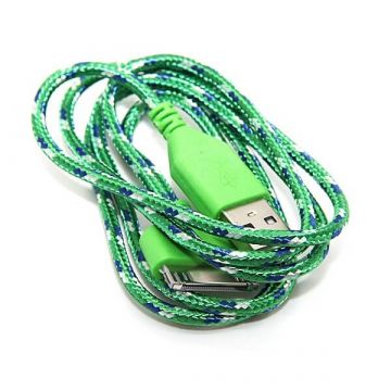 Braided USB Cable for iPhone iPad and iPod  Chargers - Powerbanks - Cables iPhone 4 - 9