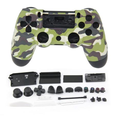 Camouflage-look joystick shells + buttons - PS4