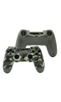 Camouflage-look controllerschelp + knop - PS4 Slank