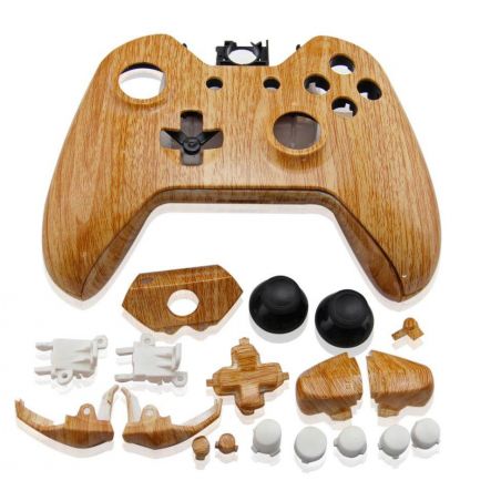 Achat Coque manette look bois + bouton - Xbox One HS-XO503