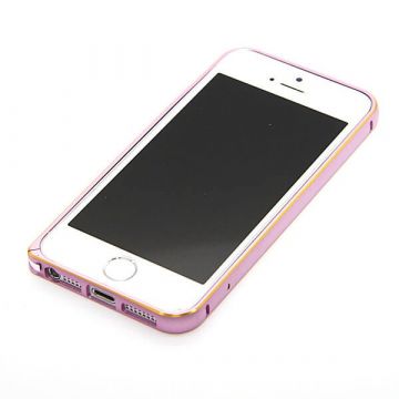 Feinste Stoßstange aus Aluminium 0,7 mm abgerundete Goldumrandung iPhone 5/5S/SE  Bumpers iPhone 5 - 2