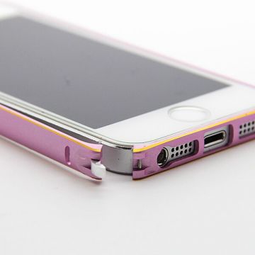 Ultra-dunne 0.7mm Aluminium Bumper gouden frame iPhone 5/5S/SE  Bumpers iPhone 5 - 4