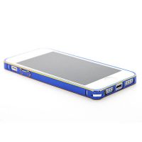 Feinste Stoßstange aus Aluminium 0,7 mm abgerundete Goldumrandung iPhone 5/5S/SE  Bumpers iPhone 5 - 8