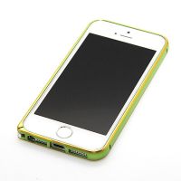 Feinste Stoßstange aus Aluminium 0,7 mm abgerundete Goldumrandung iPhone 5/5S/SE  Bumpers iPhone 5 - 10