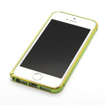 Achat Bumper ultra-fin Aluminium 0,7mm arrondi contour doré iPhone 5/5S/SE
