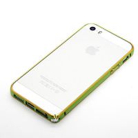 Ultra-thin 0.7mm rounded Aluminum Bumper gold iPhone 5/5S/SE  Bumpers iPhone 5 - 11