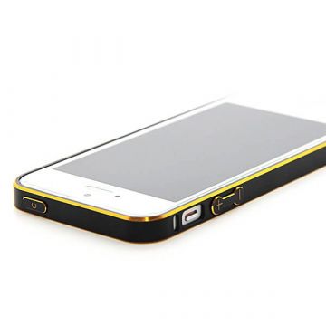 Feinste Stoßstange aus Aluminium 0,7 mm abgerundete Goldumrandung iPhone 5/5S/SE  Bumpers iPhone 5 - 20