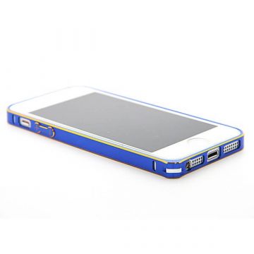 Feinste Stoßstange aus Aluminium 0,7 mm Goldkontur iPhone 5/5S/SE  Bumpers iPhone 5 - 7