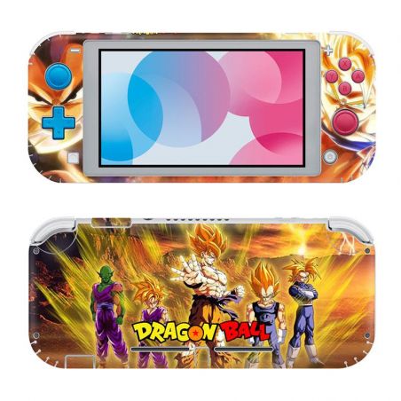 Huid voor Nintendo Switch Lite Dragon Ball Super Sayan (stickers)