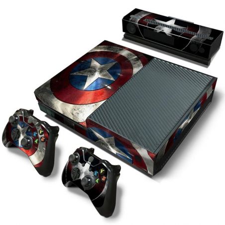 Achat Skin pour Xbox One Captain America (Stickers) SKINXBOXO-3