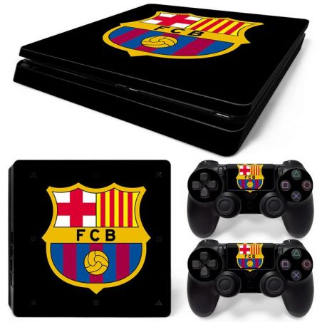 Skin FC Barcelona für PS4 Slim (Aufkleber)