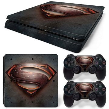 Superman-Haut für PS4 Slim (Aufkleber)