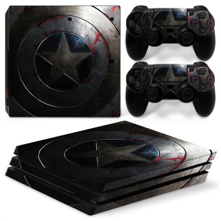 Skin Captain America for PS4 Pro (Stickers)