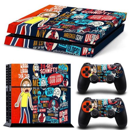 Achat Skin Rick et Morty pour PS4 (Stickers) SKINPS4-3