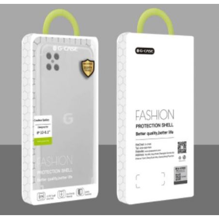 Stijve matte transparante koffer G-CASE Kleurrijke serie - iPhone 12 Mini