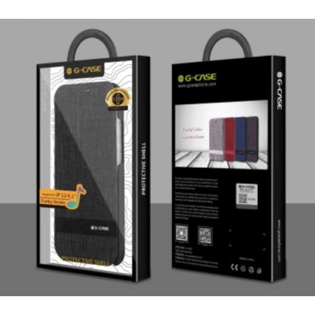 G-CASE Funky Series fabric flap cover - iPhone 12/12 Pro