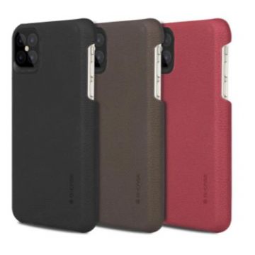 Achat Coque silicone effet cuir G-CASE New Noble Series - iPhone 12 Mini COQUE-SILI-IPH12M