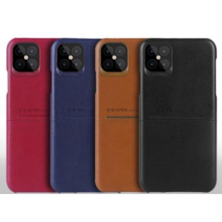 Achat Coque cuir + porte-cartes G-CASE Cardcool Series - iPhone 12/12 Pro COQUE-CARDCOOL-IP12