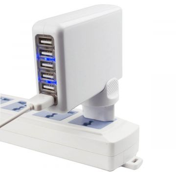 Multi-plug AC charger 6 ports USB  Chargers - Powerbanks - Cables iPhone 4 - 1
