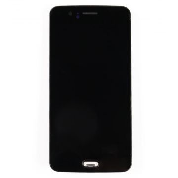 Vollständiger schwarzer Bildschirm (LCD + Touch + Rahmen) - OnePlus 5