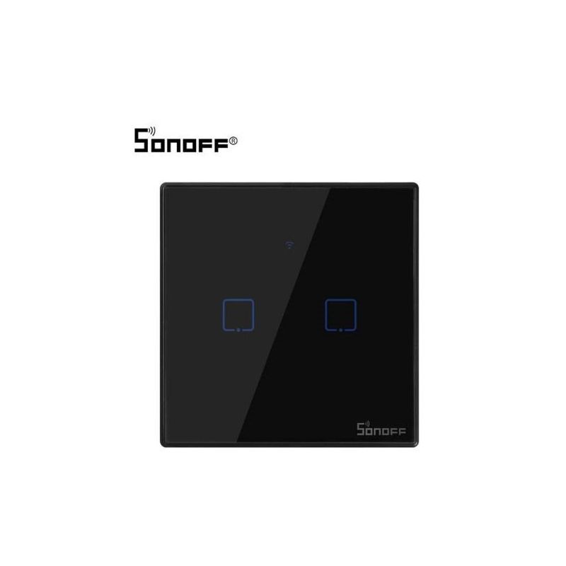 copy of Switch Connected WiFi + RF Switch BLACK (Single) Sonoff Connected House - 1