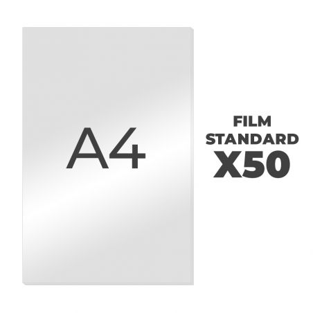 Achat Film standard transparent A4 (Pack de 50) FILM-A4