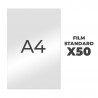 Film standard transparent A4 (Pack de 50)