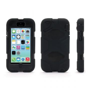 Onverwoestbare zwarte case iPhone 5/5S/SE  Dekkingen et Scheepsrompen iPhone 5 - 4