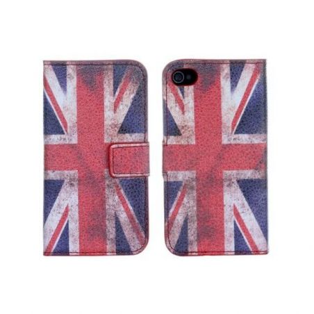 Flip Over Cover Case UK Flag Vintage Look iPhone 4 4S  Covers et Cases iPhone 4 - 1