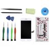 Complete screen kit assembled WHITE iPhone 8 Plus (Compatible) + tools