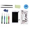 Complete screen kit assembled WHITE iPhone 7 Plus (Compatible) + tools