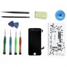 Complete screen kit assembled iPhone 7 BLACK (Compatible) + tools
