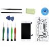 Complete screen kit assembled WHITE iPhone 7 (Premium Quality) + tools