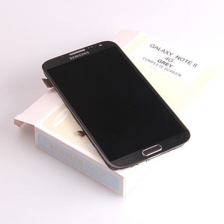 Samsung Galaxy Original Samsung Galaxy Note 2 N7105 Vollbild Grau  Bildschirme - Ersatzteile Galaxy Note 2 - 5
