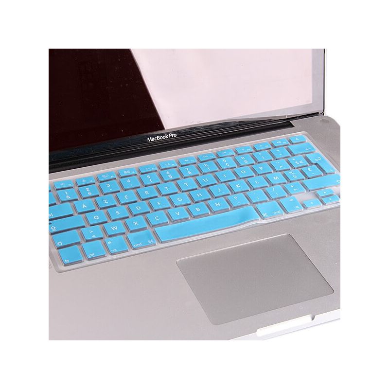 accessoire pour clavier espagnol MarBlue accessoire Apple MacBook Air/Pro/ Retina 13/ 15 Protecteur en silicone pour clavier Bleu 