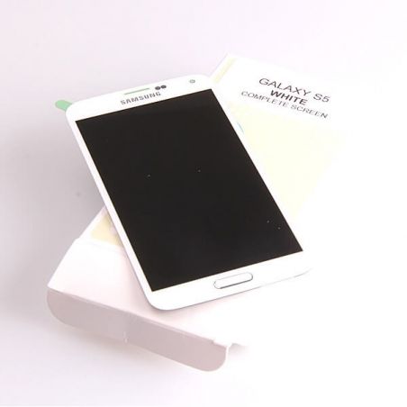 Original Samsung Galaxy S5 SM-G900F full screen white  Screens - Spare parts Galaxy S5 - 5