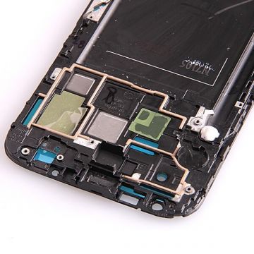 Origineel Frame Samsung Galaxy Note 2 N7105 zwart  Vertoningen - Onderdelen Galaxy Note 2 - 4