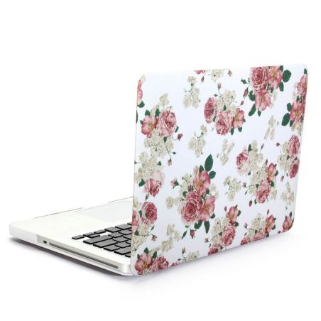 Bloemrijke Engelse schelp in MacBook Pro 13"-stijl in bloemetjesvorm  Dekkingen et Scheepsrompen MacBook - 4