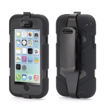 Unverwüstliche schwarze iPhone 4 4 4S Hülle  Abdeckungen et Rümpfe iPhone 4 - 1