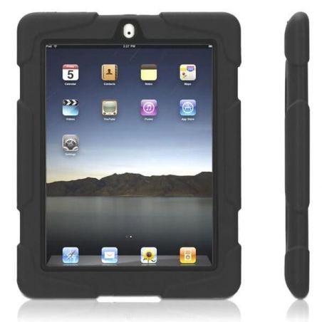 Onverwoestbare zwarte iPad Luchtschelp  Dekkingen et Scheepsrompen iPad Air - 4