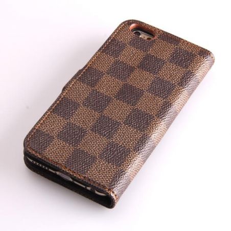 Chessboard Patern Portfolio Stand Case iPhone 6 Plus  Dekkingen et Scheepsrompen iPhone 6 Plus - 10