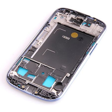 Origineel frame Samsung Galaxy S3 i9305 blauw  Vertoningen - Onderdelen Galaxy S3 - 2